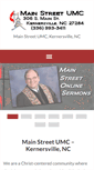 Mobile Screenshot of mainstreetumc.org